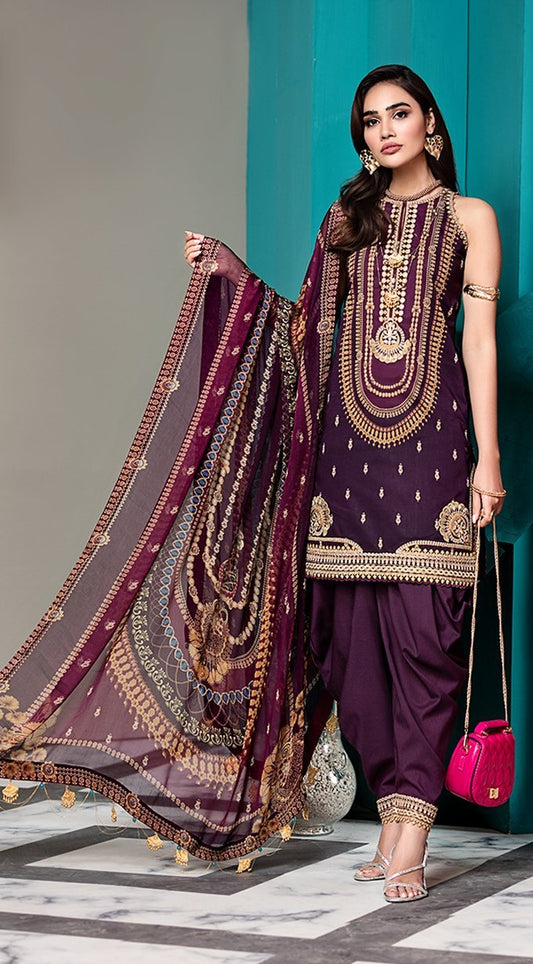 Valeria | VL20-04B | Anaya by Kiran Chaudhry | Viva Lawn'20