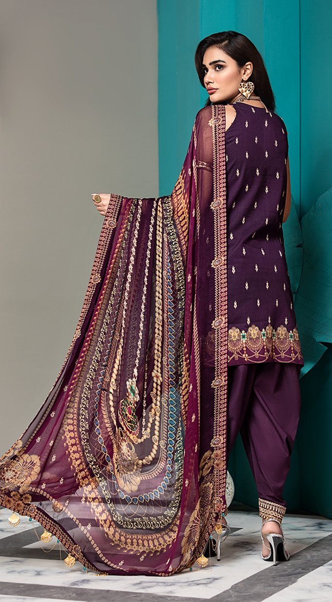 Valeria | VL20-04B | Anaya by Kiran Chaudhry | Viva Lawn'20