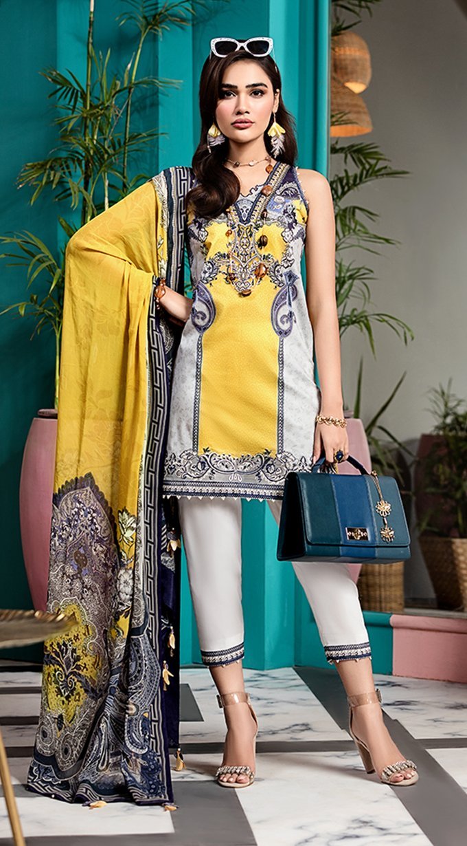 Natalia | VL20-06A  | Anaya by Kiran Chaudhry | Viva Lawn'20