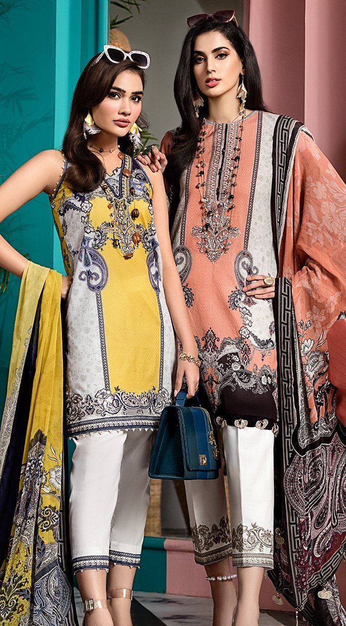 Natalia | VL20-06A  | Anaya by Kiran Chaudhry | Viva Lawn'20
