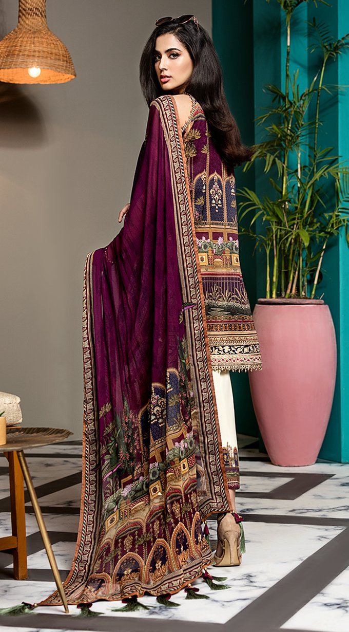 Melissa | VL20-07A  | Anaya by Kiran Chaudhry | Viva Lawn'20