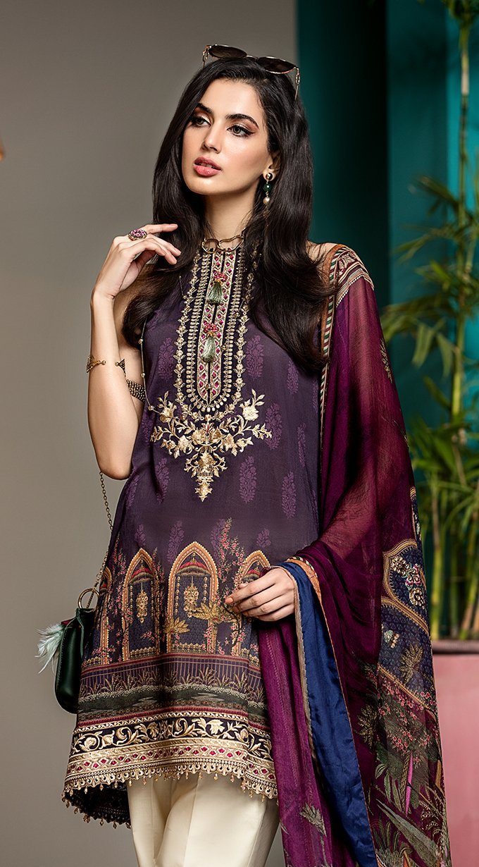 Melissa | VL20-07A  | Anaya by Kiran Chaudhry | Viva Lawn'20