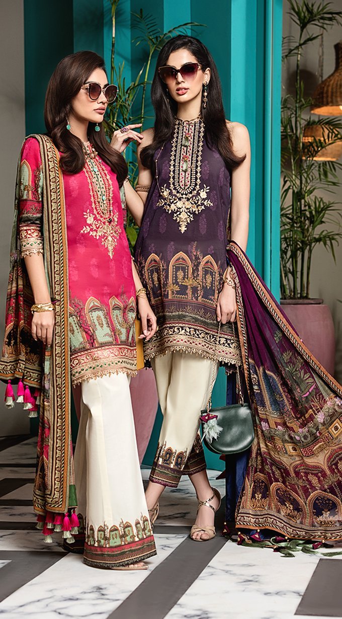 Carla | VL20-07B  | Anaya by Kiran Chaudhry | Viva Lawn'20