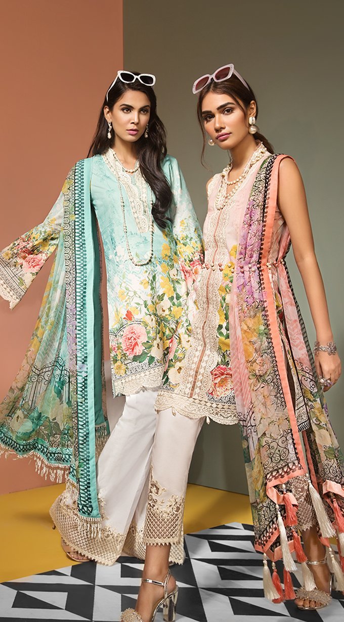 Isabel | VL20-08B  | Anaya by Kiran Chaudhry | Viva Lawn'20