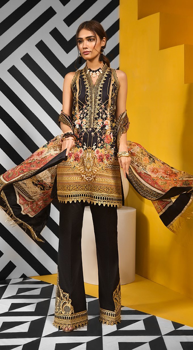 Elena | VL20-10A  | Anaya by Kiran Chaudhry | Viva Lawn'20