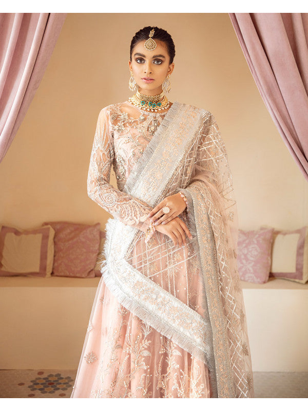 Mahnoosh WD-01 (Embroidered Net 3 Pc) | Gulaal | Luxury Formals | Wedding Collection