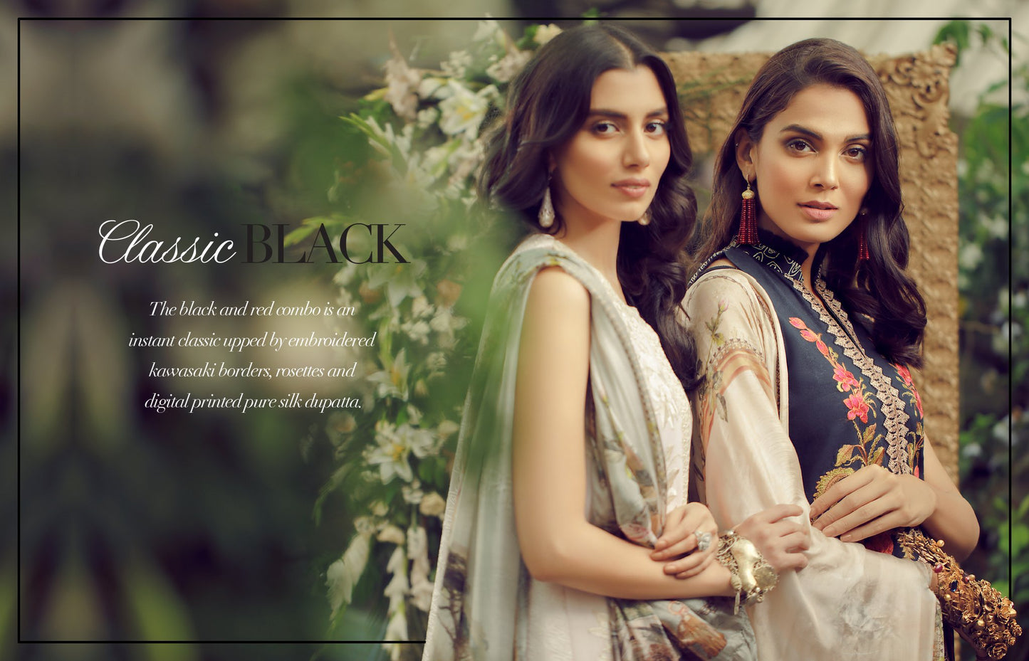 1A Black - Zarqash Lawn 2019