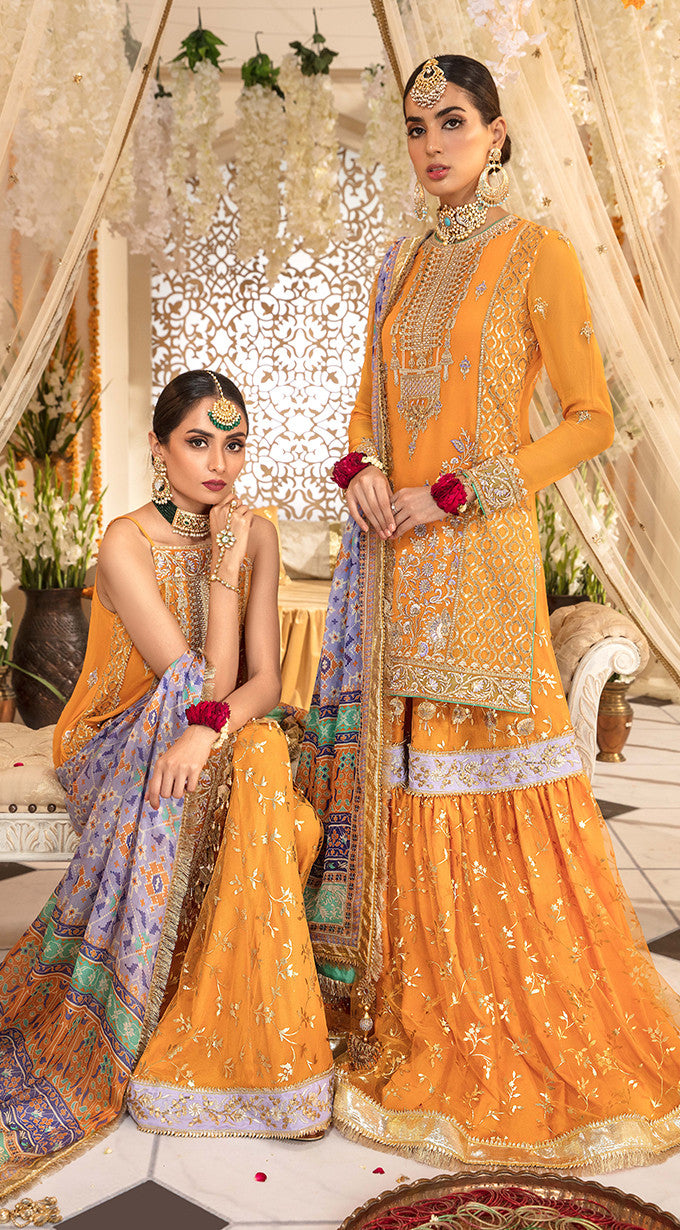 Amber (Anaya by Kiran Chaudhry - Nauratan -Mehendi Collection)