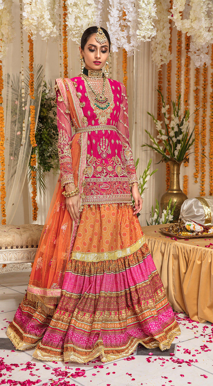 Farahnaz (Anaya by Kiran Chaudhry - Nauratan -Mehendi Collection)