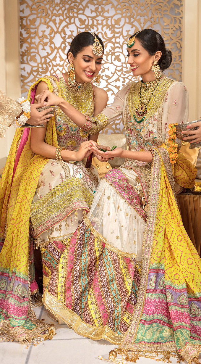 Almas (Anaya by Kiran Chaudhry - Nauratan -Mehendi Collection)