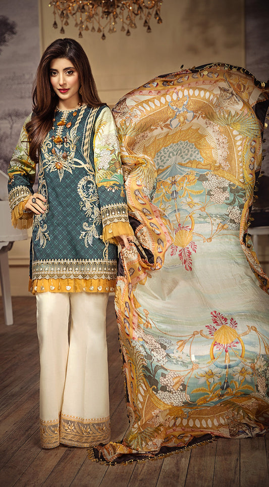 Stephanie | Anaya by Kiran Chaudhry | La Jardin d'Eden | Luxury Lawn'20
