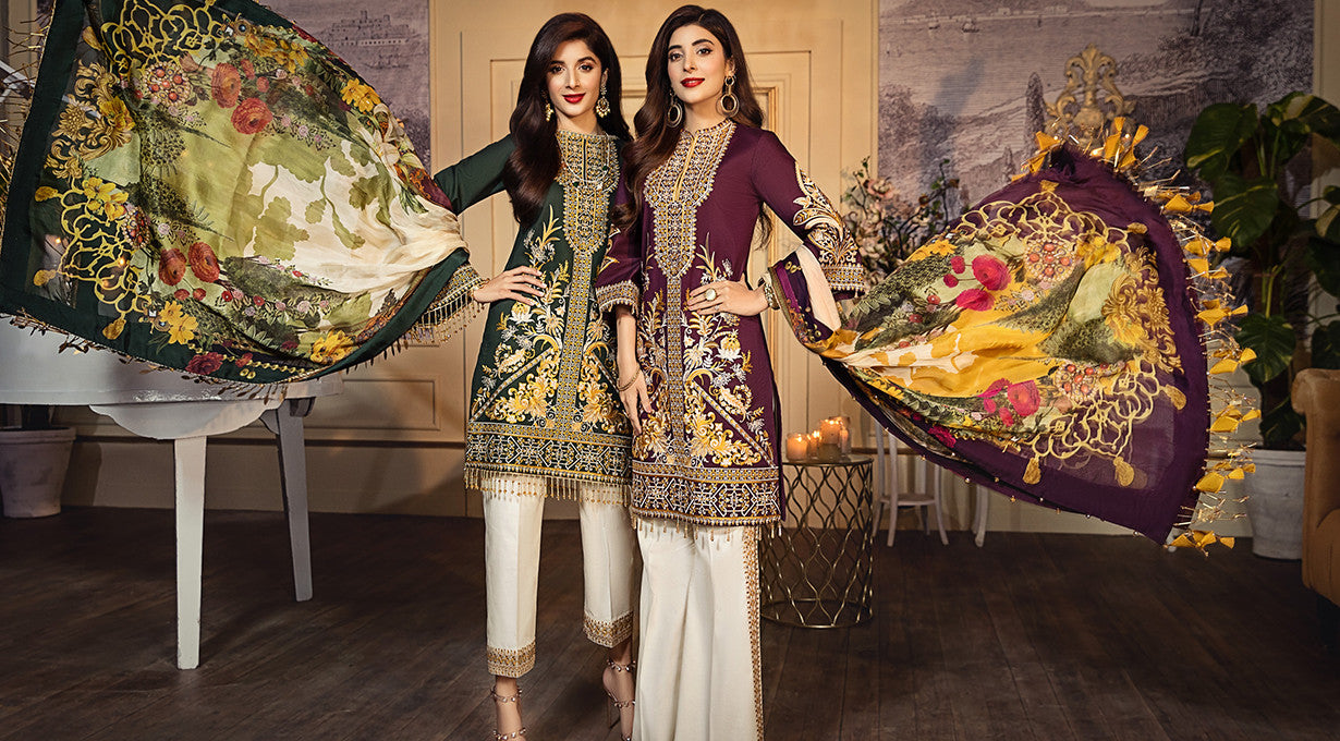 Janelle | Anaya by Kiran Chaudhry | La Jardin d'Eden | Luxury Lawn'20