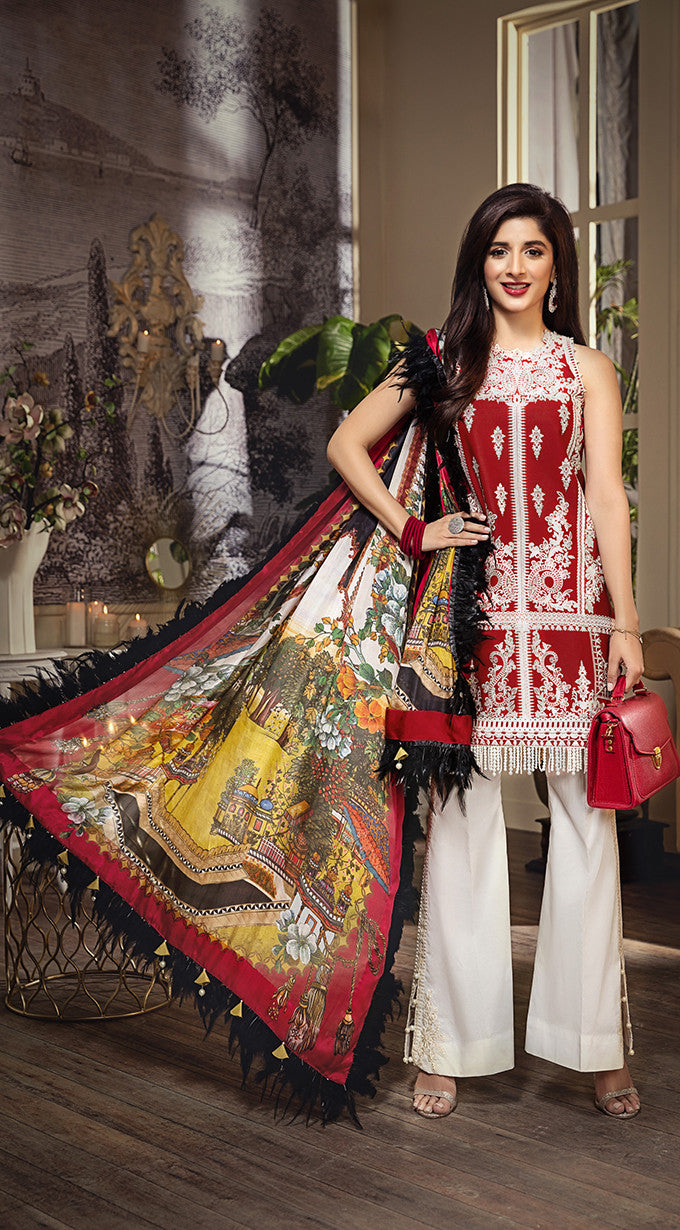 Clarissa | Anaya by Kiran Chaudhry | La Jardin d'Eden | Luxury Lawn'20