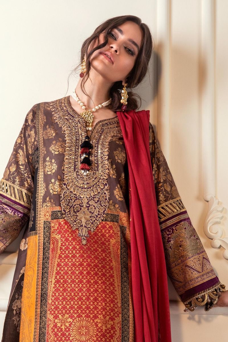 B201-006A-CS | Sana Safinaz | Karnool Block Print Collection'20