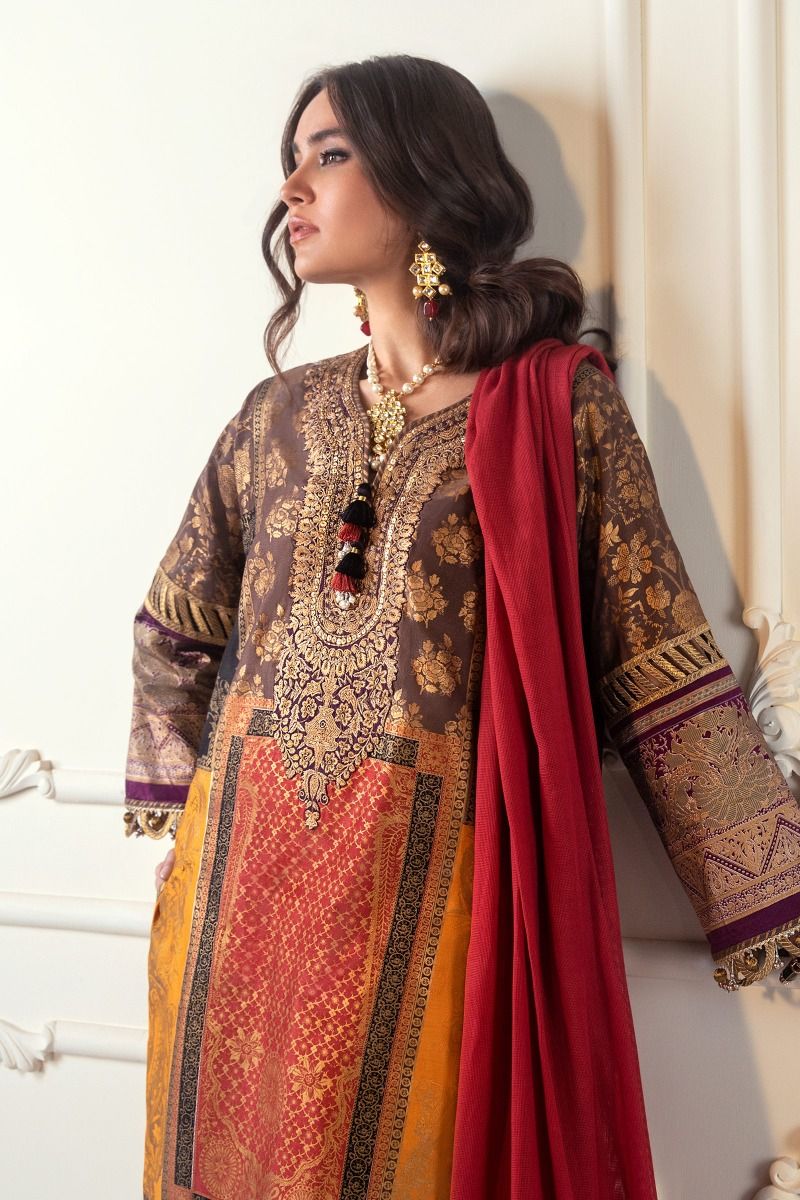 B201-006A-CS | Sana Safinaz | Karnool Block Print Collection'20