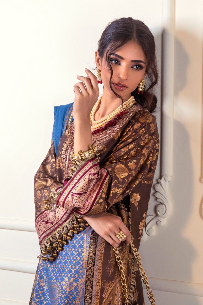 B201-006B-CS | Sana Safinaz | Karnool Block Print Collection'20