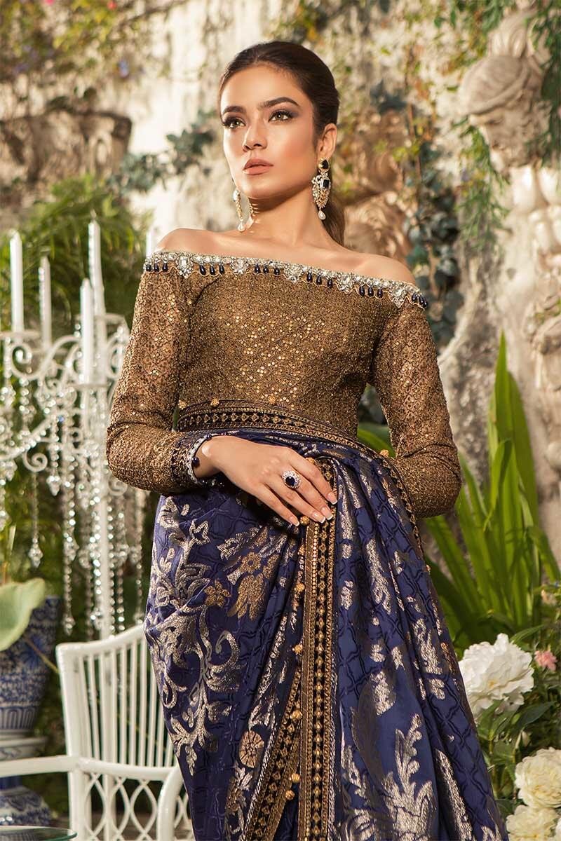 Deep Sapphire and Burnt Gold (BD-1601)