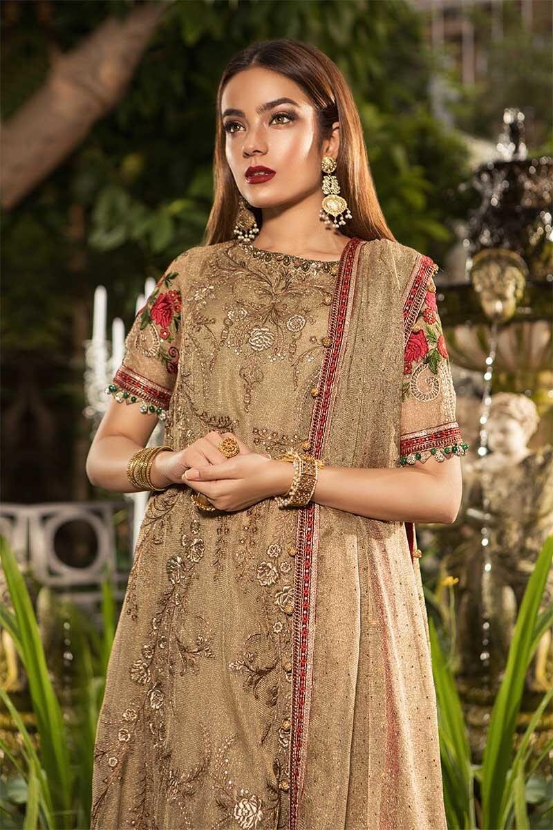 Glittery Gold & Maroon (BD-1606)