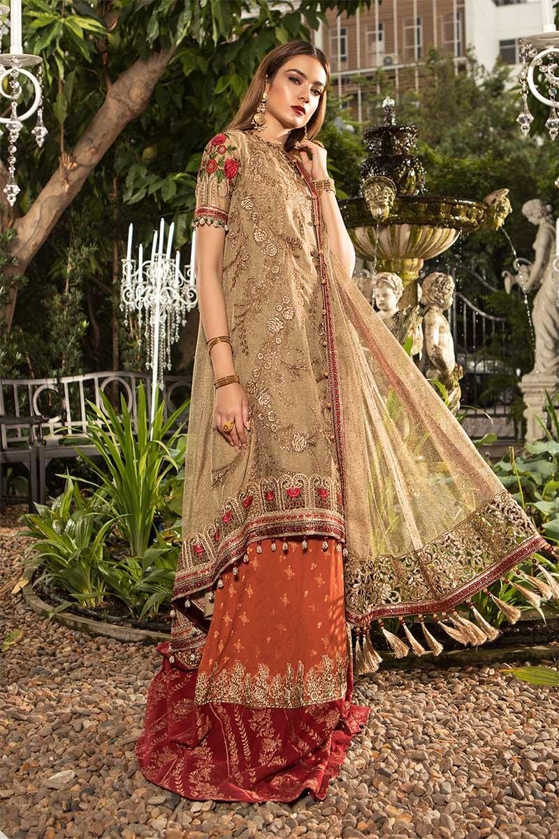 Glittery Gold & Maroon (BD-1606)