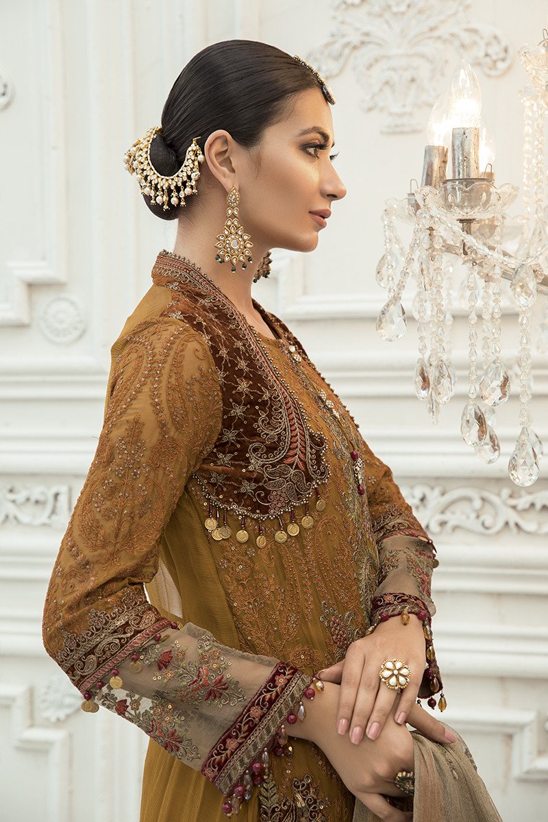 Rust (BD-1906) | Maria. B. | Unstitched MBroidered Eid Collection 2020