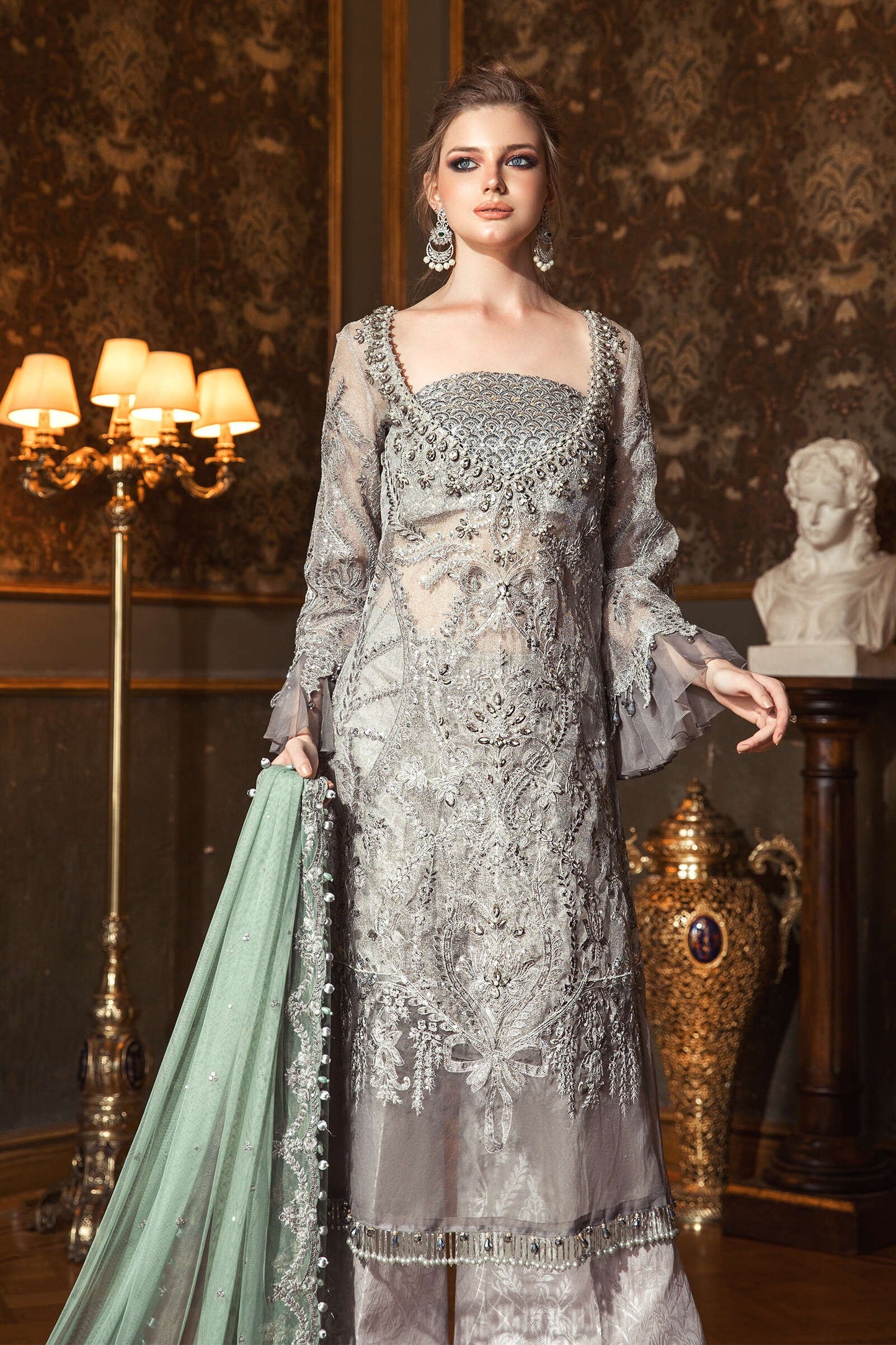 Silver Grey (BD-2005) | Maria.B. | MBROIDERED | Wedding Edition 2020