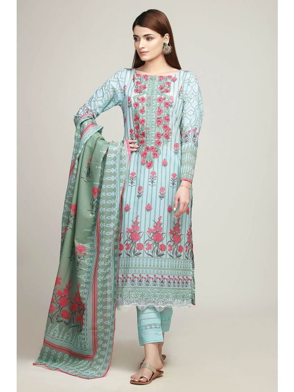 Khaadi-BF19101 (Blue)