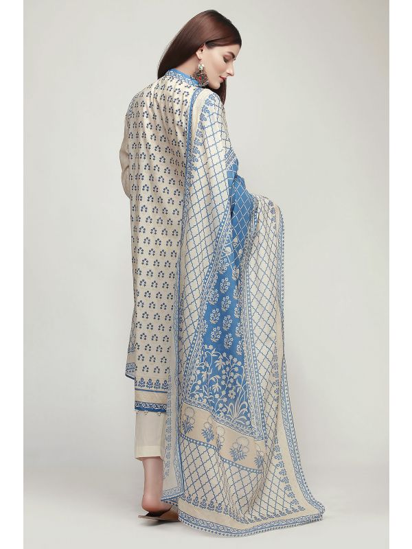 Khaadi-BF19102 (Blue)