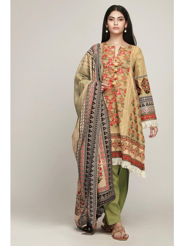 Khaadi-BF19108 (Green)