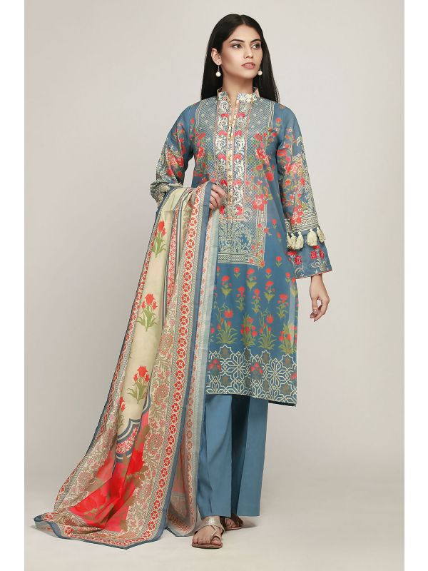 Khaadi BF19110 Blue