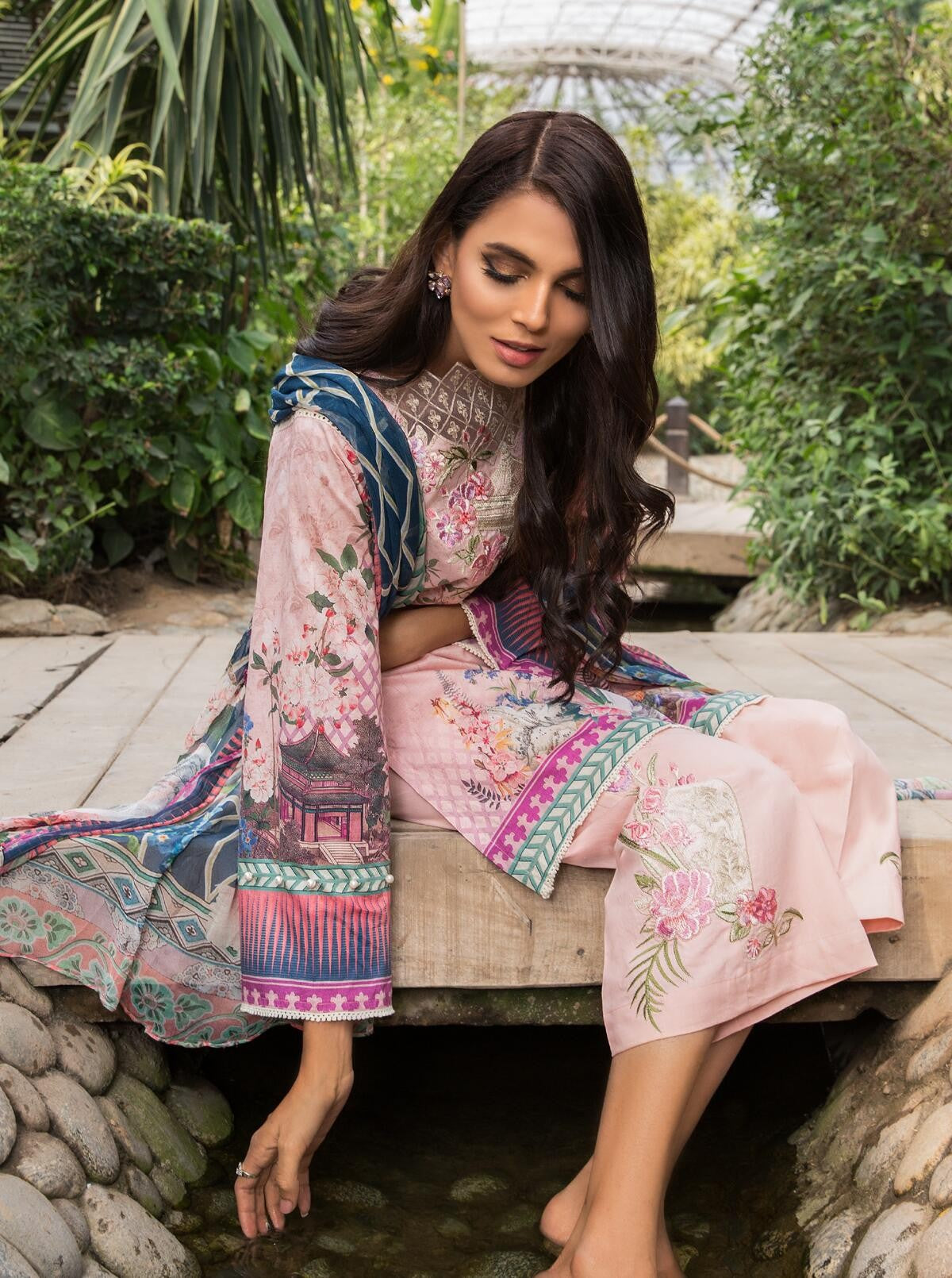 Camellia Blush (Lawn - 3 Piece) by Beech Tree