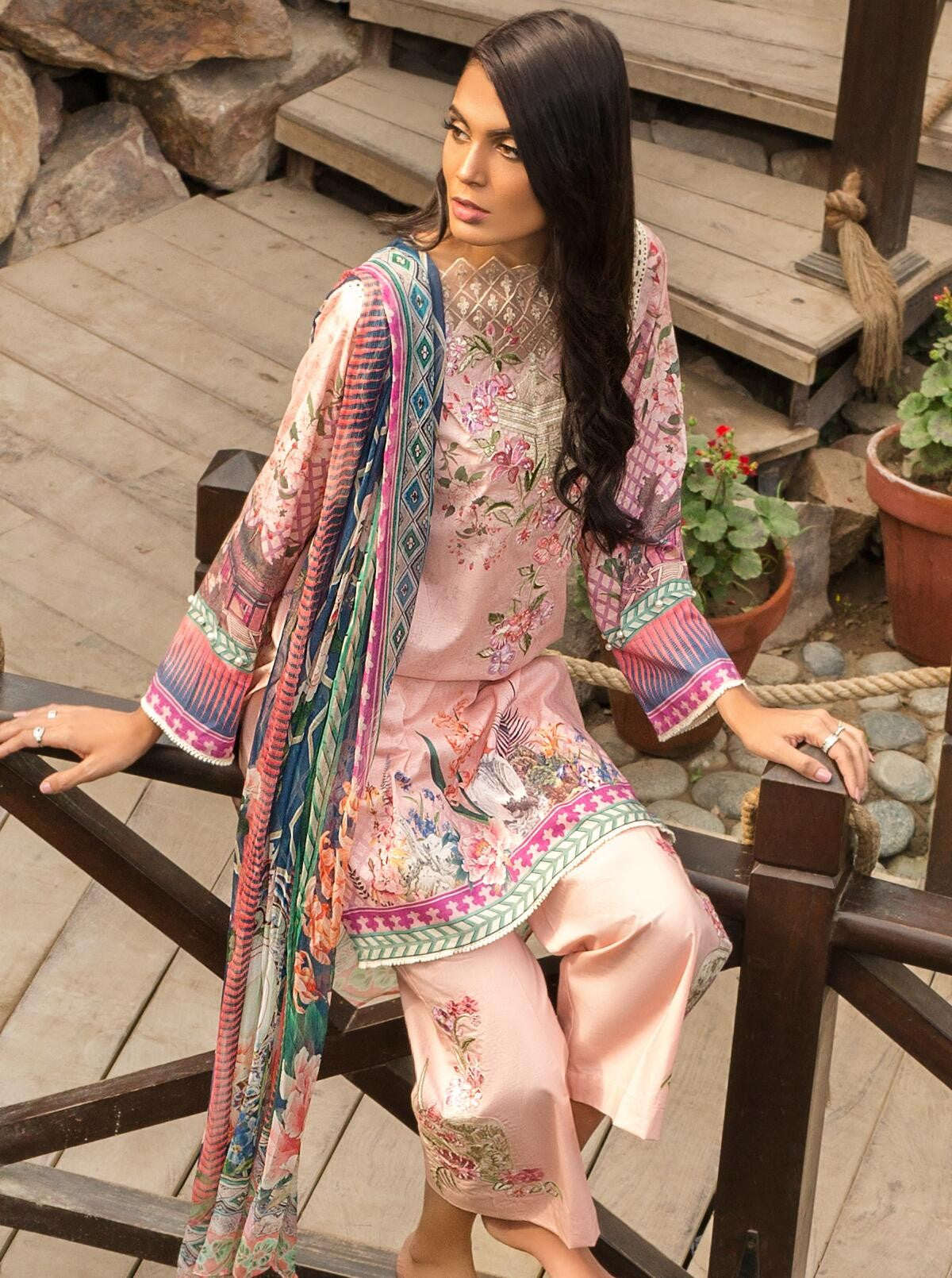 Camellia Blush (Lawn - 3 Piece) by Beech Tree