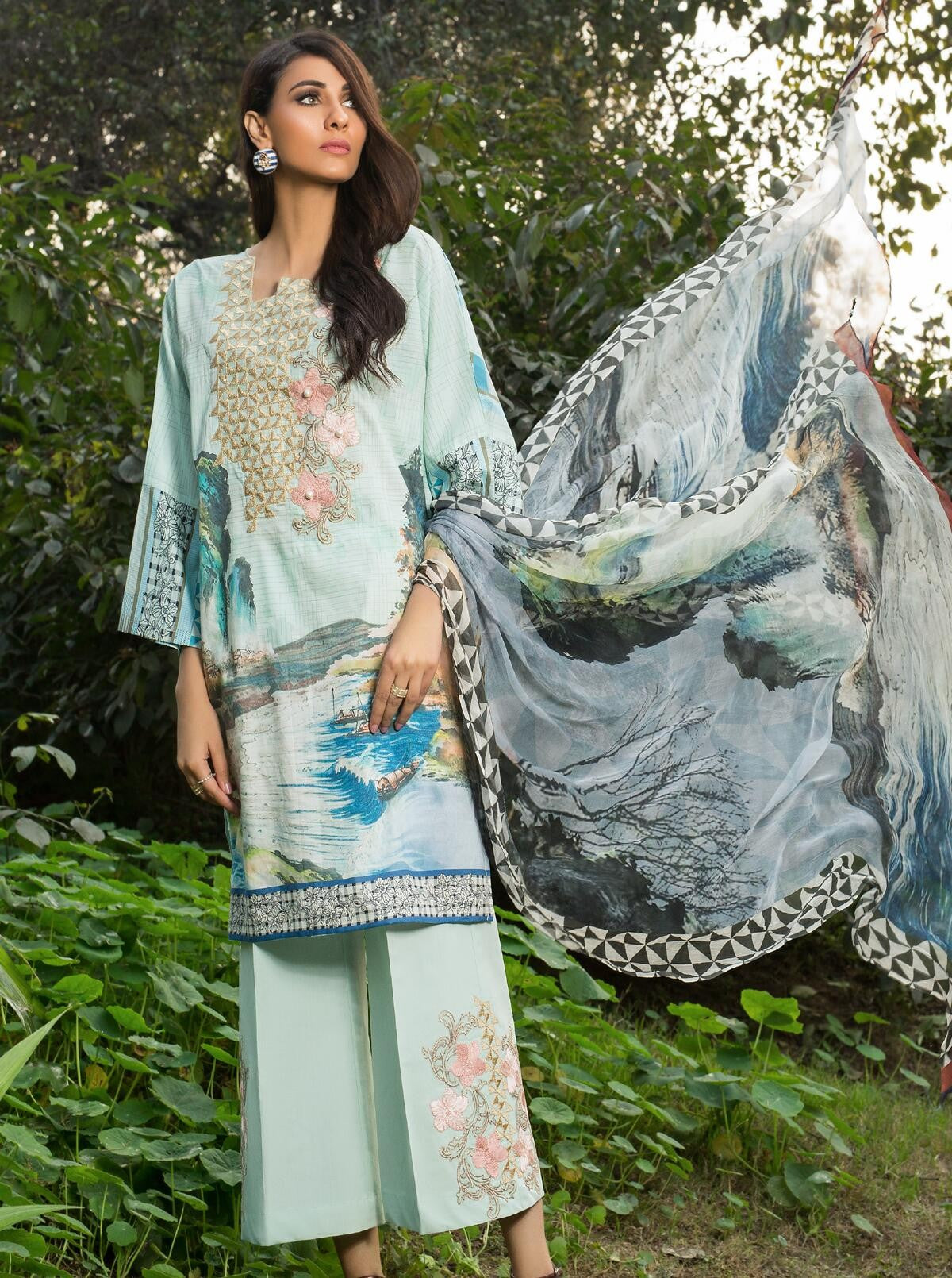 Aqua Bay (3 Piece) by Beech Tree