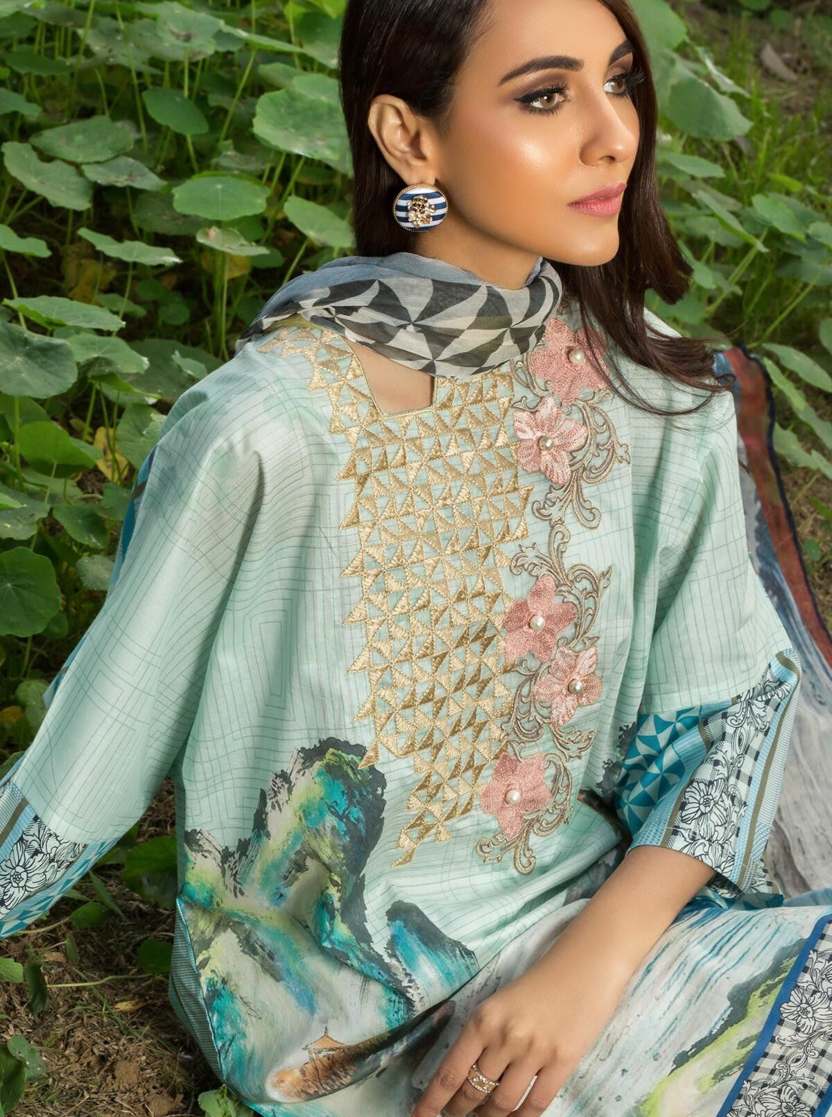 Aqua Bay (3 Piece) by Beech Tree