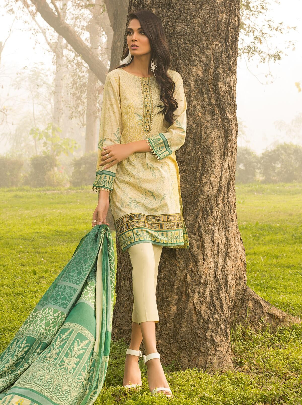 Beaming Verdant (Lawn - 2 Piece) by Beech Tree