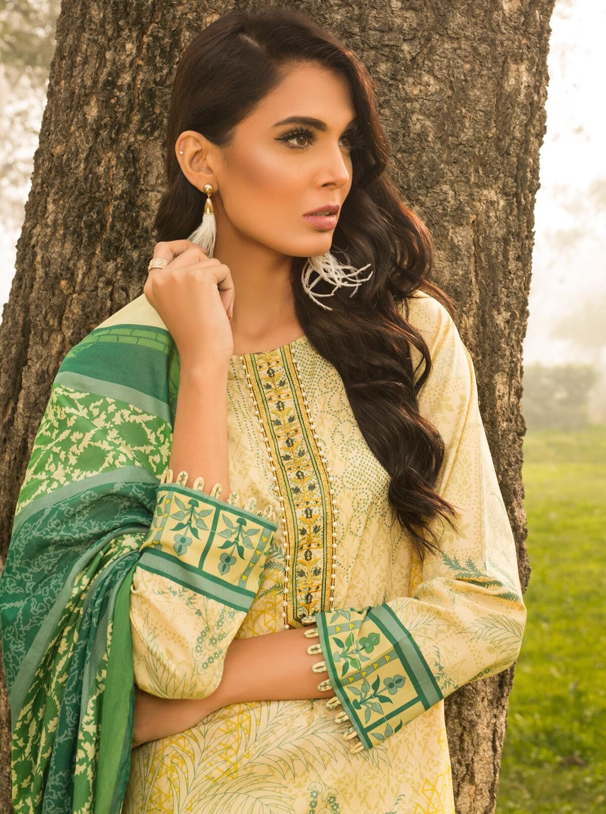 Beaming Verdant (Lawn - 2 Piece) by Beech Tree