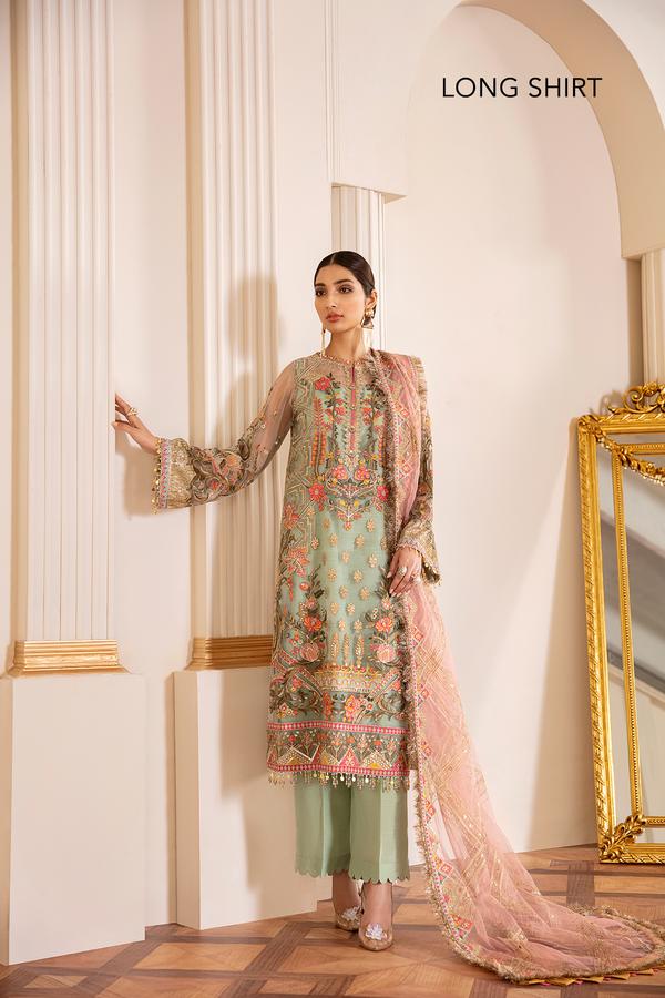 Capri Sea | Baroque | Chantelle | Embroidered Chiffon