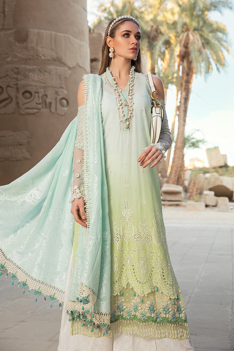 D-2001-B | Maria B. | Unstitched Fabrics | Spring Summer Lawn'20