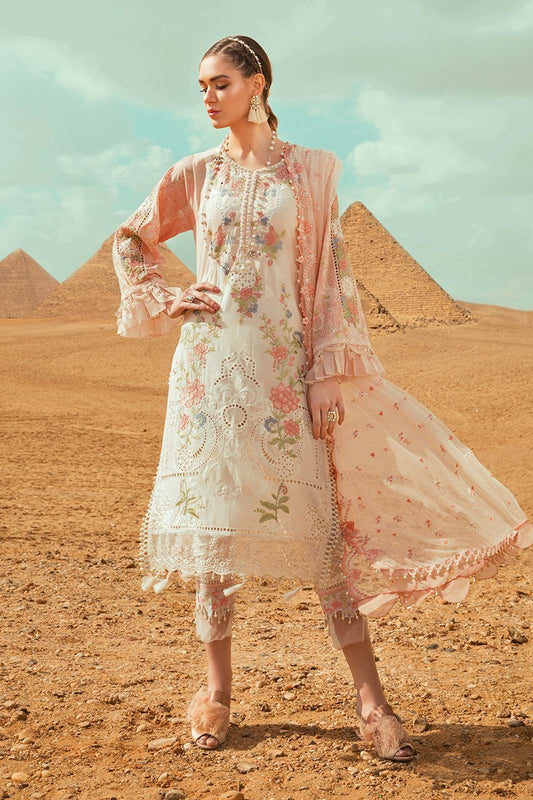 D-2003-A | Maria B. | Unstitched Fabrics | Spring Summer Lawn'20