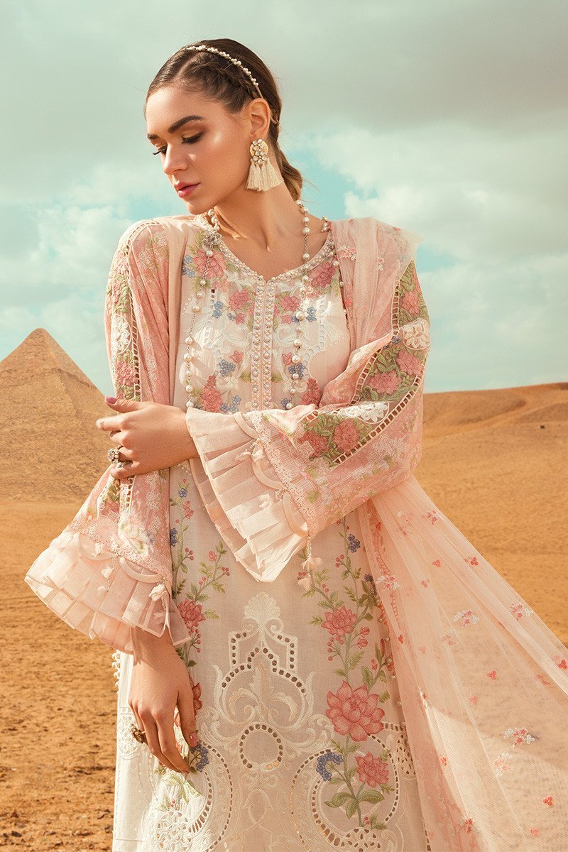 D-2003-A | Maria B. | Unstitched Fabrics | Spring Summer Lawn'20