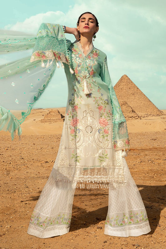 D-2003-B | Maria B. | Unstitched Fabrics | Spring Summer Lawn'20