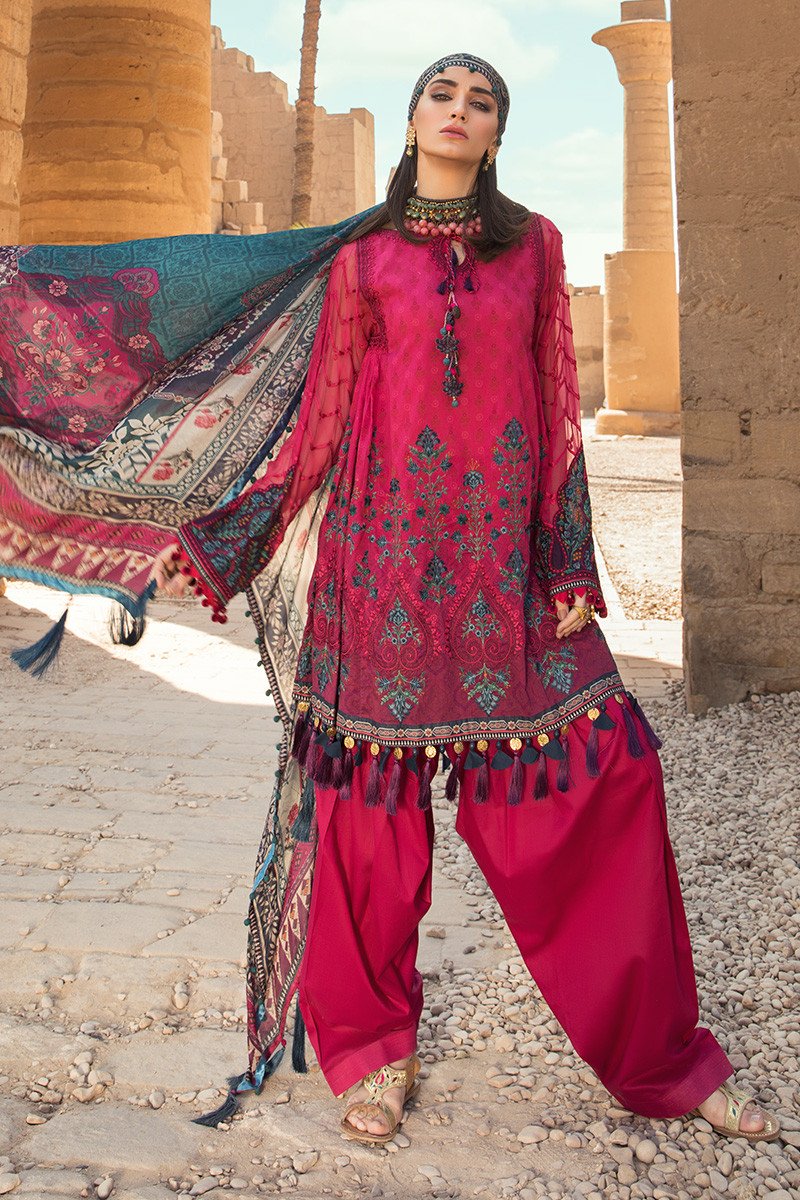 D-2007-A | Maria B. | Unstitched Fabrics | Spring Summer Lawn'20