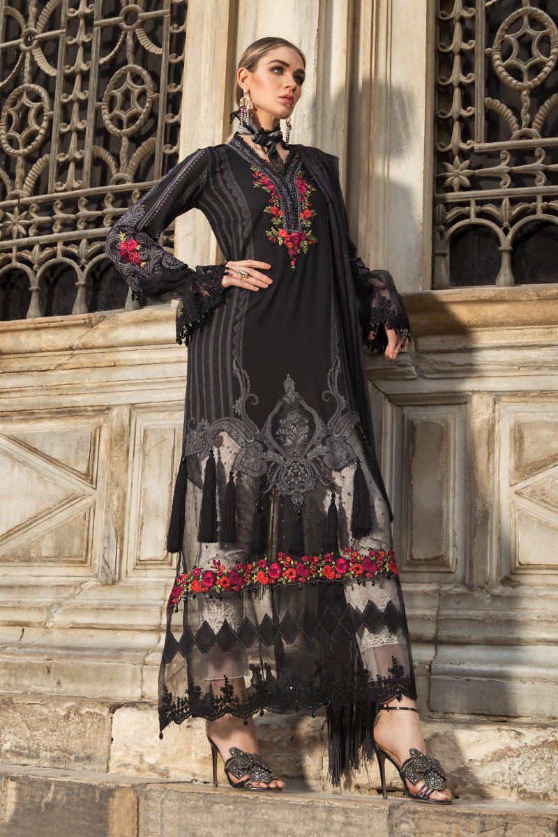 D-2008-B | Maria B. | Unstitched Fabrics | Spring Summer Lawn'20