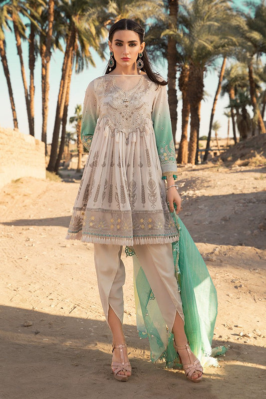 D-2012-A | Maria B. | Unstitched Fabrics | Spring Summer Lawn'20