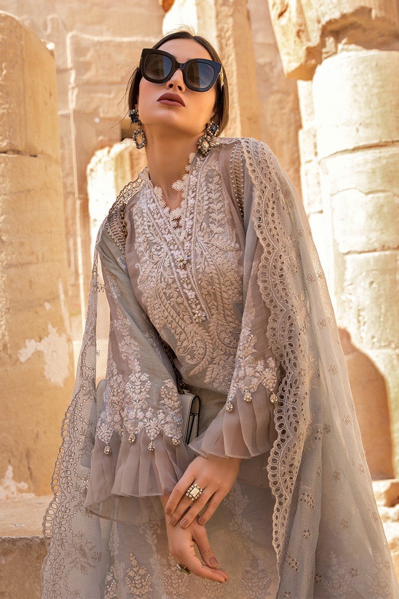 D-2014-B | Maria B. | Unstitched Fabrics | Spring Summer Lawn'20