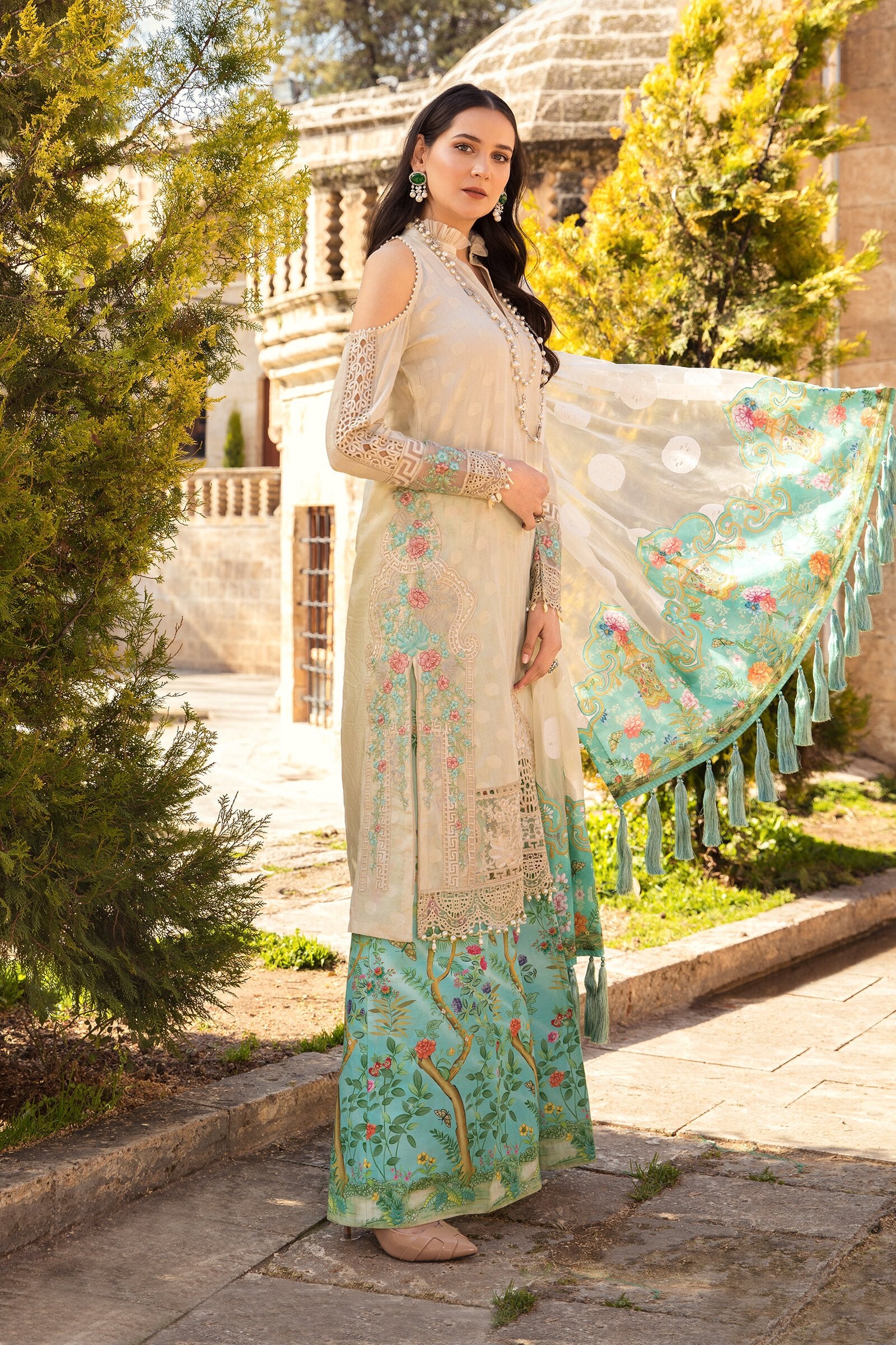 D-2107-A | Maria B | Unstitched Lawn Collection 2021