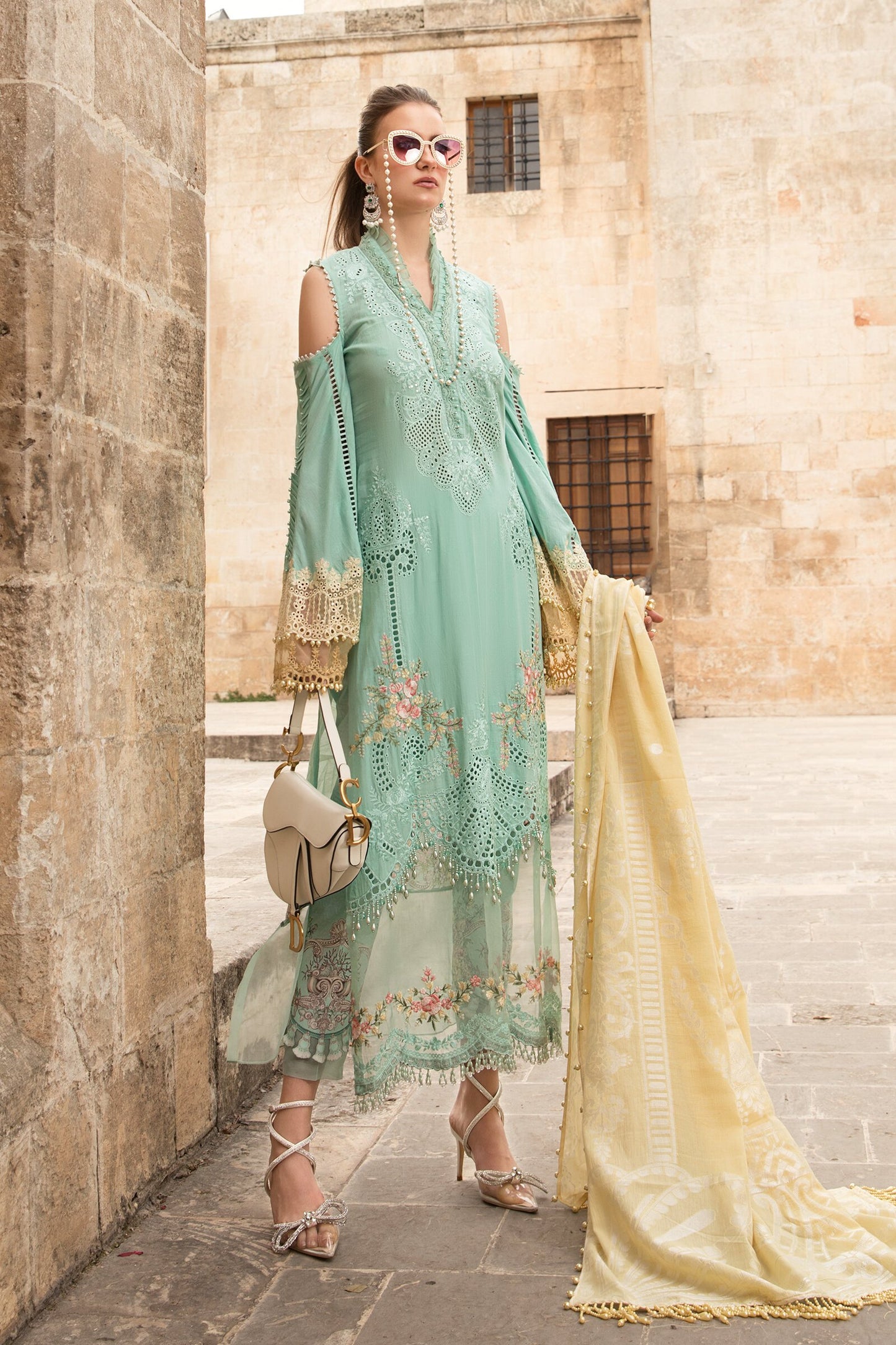 D-2109-A | Maria B | Unstitched Lawn Collection 2021
