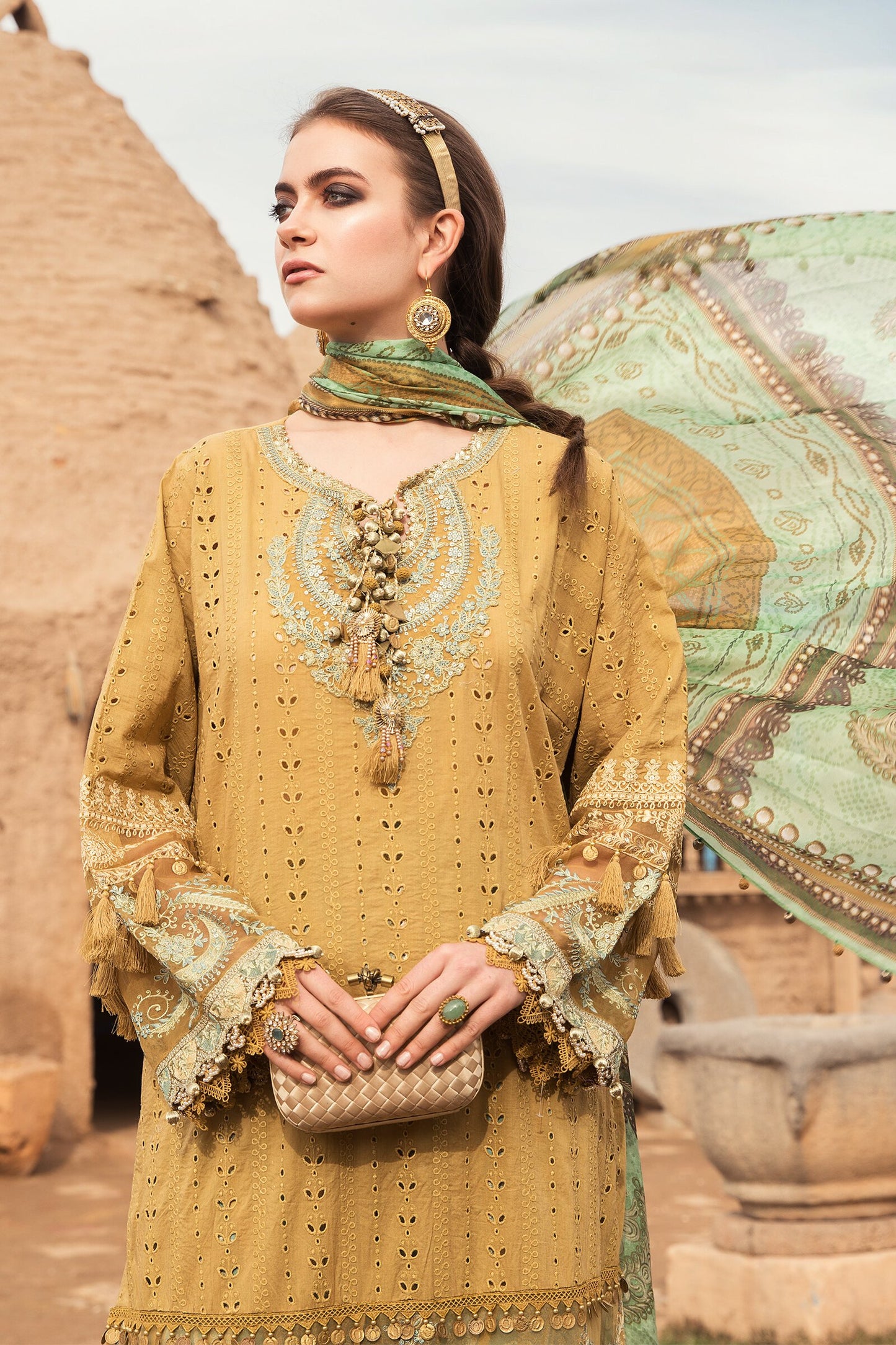 D-2113-A | Maria B | Unstitched Lawn Collection 2021