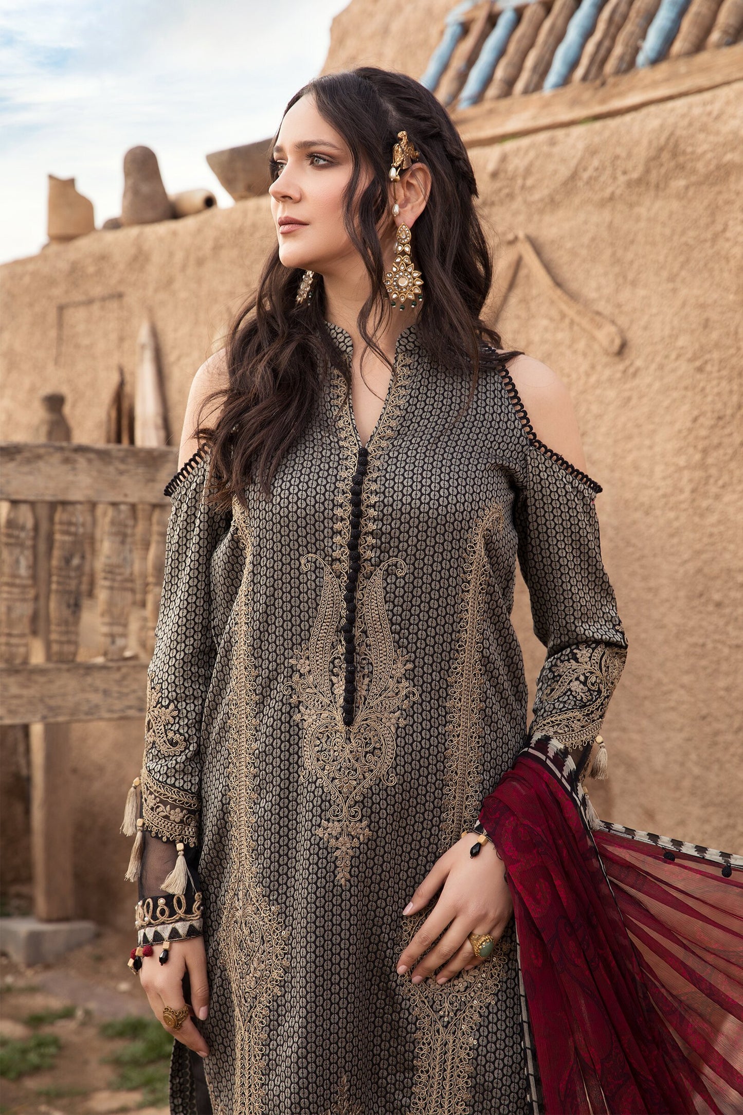 D-2114-A | Maria B | Unstitched Lawn Collection 2021