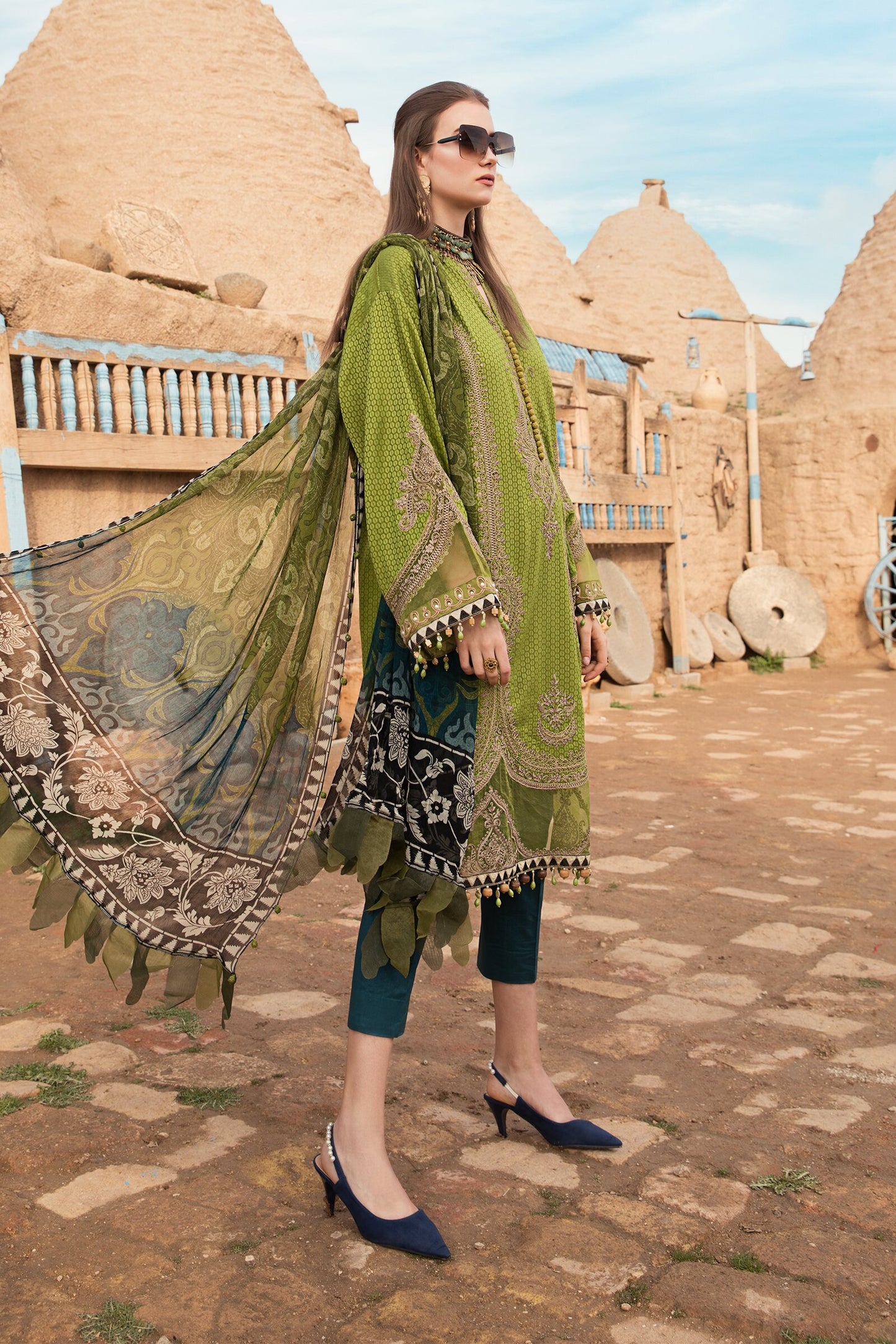 D-2114-B | Maria B | Unstitched Lawn Collection 2021