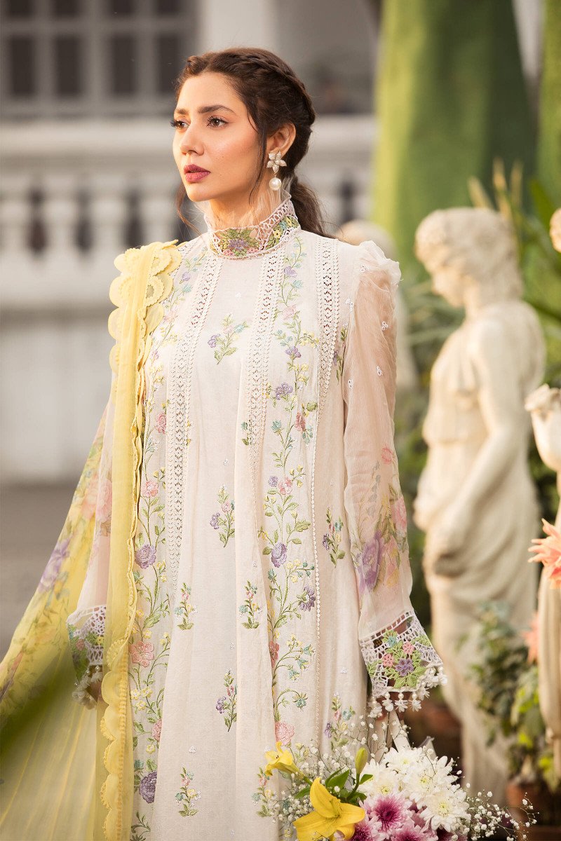 D22-03-A | Maria B | Unstitched Luxury Lawn Collection 2022